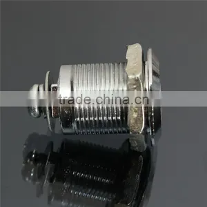Silver Tone 20mm / 25mm / 30mm Gift CAM Lock With 2 Keys for Cabinet Mailbo Drawer Cupboard Locker YG thumbnail-6