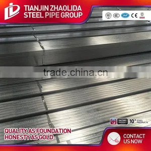ASTM A53 GR A B ERW Q195-q235b Galvanized Square Hollow Section Pipe for Buliding Material thumbnail-2