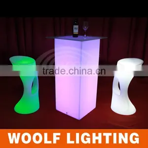 Smash Hit Waterproof Color Changing Bar Used LED Cube Cocktail Table LED Table thumbnail-2