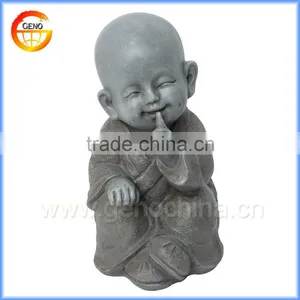 Outdoor Little Stoneware Buddha for Garden Decor thumbnail-2