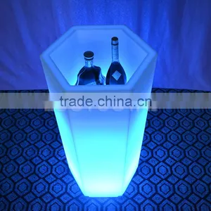 2015 New Cordless Waterproof Rechargeable RGBW Multi Color LED Light up Bar Ice Bucket LTT-SI01 thumbnail-3