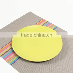 Matt Stoneware Plate With Different Color thumbnail-1
