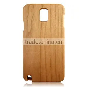 New Style Engraving Real Wood Cell Phone Case Two Parts for Samsung Note3 thumbnail-1