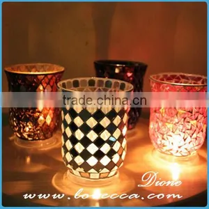 Wholesale Mosaic Candle Holders Centerpiece for Wedding thumbnail-3
