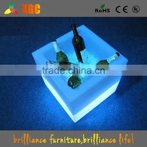 Best Selling Plastic Square Led Ice Bucket for Beer Promotion thumbnail-2