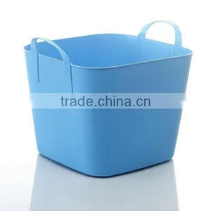 Plastic Portable Storage Bucket, Plastic Square Storage Bucket, Square Plastic Bucket thumbnail-5
