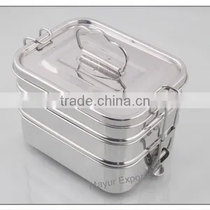 Stainless Steel Lunch Box - 3-Tier thumbnail-1