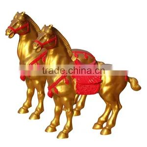 Customized Life-size Fiberglass Horse Figure thumbnail-1