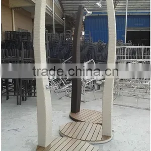 Outoor Garden Wicker Shower thumbnail-1