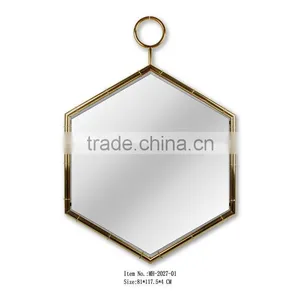 Vertical Stainless Steel Frame Mirrors Living Room Wall Arts thumbnail-1