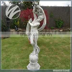 Factory Custom Life Size Garden Fairy Statues thumbnail-1