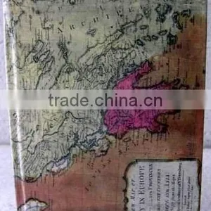 Handmade Embroidery Print Cover Leather Notebook thumbnail-1