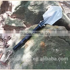 Durable Multi-use Outdoor Camping Accessories With Shovel Hoe Tactical Knife Fire Flint thumbnail-1