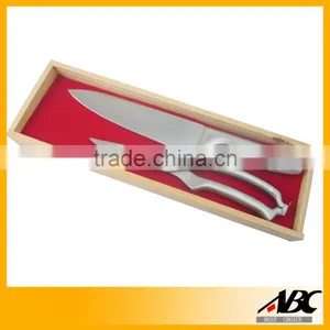 High Quality Wooden Handle Kitchen Scissor thumbnail-2