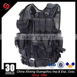Black/camo Multi-pocket Army and Military Equipment Vest Tactical Gear Vest thumbnail-1