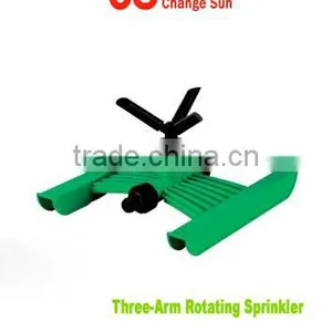 CS-3012 Rotating PLASTIC 3-ARM ROTATING SPRINKLER With H Base Plastic Lawn Sprinkler thumbnail-1
