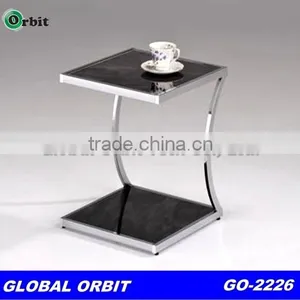 Living Room Furniture, Metal Legs for Modern Glass Design Magazine Rack Console Tables thumbnail-2