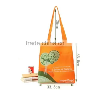 Spain Market ECO Friendly Folding Shopping Bag With Customized Logo,Waterproof Polyester Tote Bag With Long Handle thumbnail-4