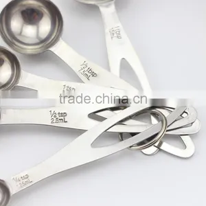 5 Pcs/Set Stainless Steel Measuring Spoons Baking Tools Tea Coffee Measure Tablespoon Set thumbnail-4