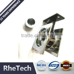 Square Design Cylinder Customized Slide Bathroom Latch Door Hook Dead Bolt Lock Without Cylinder thumbnail-2