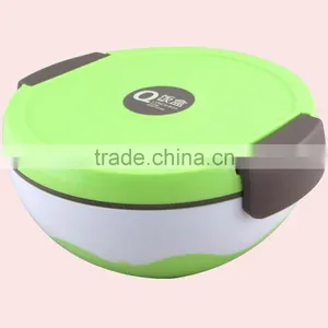 Factory Direct Sale Round Plastic Bento Lunch Box thumbnail-6