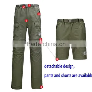 Slim Soft Comfortable Outdoor Quick Dry 100% Nylon Mens Long Sleeves Casual Pants Shirts thumbnail-4