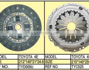 Clutch for Toyota 4E TYD009U TYC525 thumbnail-1
