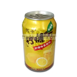 Private Label 310ml Canned Lemon Tea Drink With ISO, HACCP & HALAL in China thumbnail-2