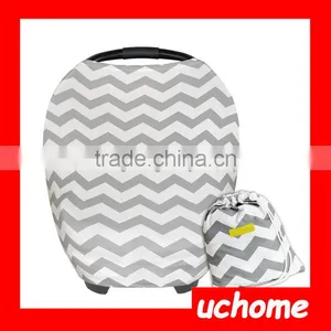 UCHOME Stretchy Nursing Cover Infant Car Seat Canopy Baby Car Seat Cover thumbnail-6