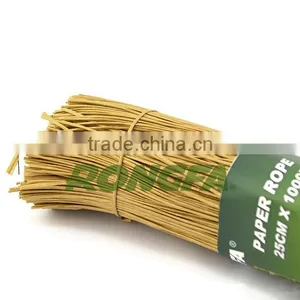 15cm Pre Cut Biodegradable Natural Twisted Paper Binding Rope for Agriculture thumbnail-4