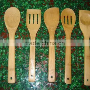 Natural Bamboo Shovel Spoon thumbnail-1