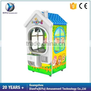 2017 Guangzhou DianFu Baby Bear Kids Vending Machine Mini Claw Toy Claw Machine for Sale thumbnail-1