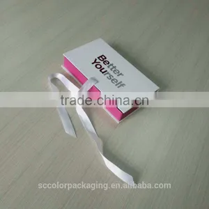 High Quality Luxury Beautiful Custom Logo Ribbon Magnet Folding Boxes thumbnail-3