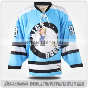 Physical Team Set Hockey Jerseys/ League Ice Hockey Shirts CA/cheap Custom Team Hockey Pants thumbnail-3