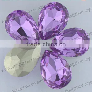 Fashion Stylish Teardrop Point Back Crystal Fancy Stones for Dresses thumbnail-5