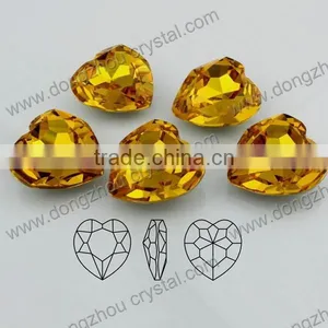 Loose Light Smoked Topaz Color Crystal Jewelry Fancy Glass Stone thumbnail-4