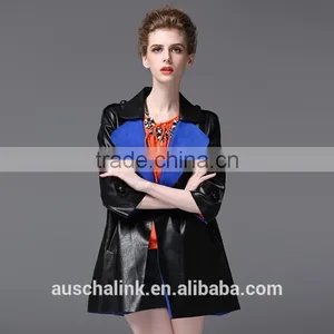 New Arrival Fashion Women Waterproof pu Sexy Leather Jackets Customized thumbnail-2