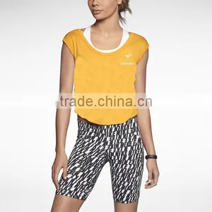 2014 Comfortable Super-soft Cropped Womens T-shirt thumbnail-1