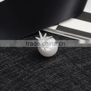 Zm53250a Wholesale Jewelry Pearl Stud Earrings White Pearl Stud Earrings thumbnail-4