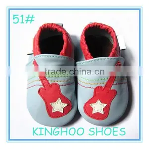 Small MOQ and High Quality Soft Sole Genuine Leather Shoes for Baby thumbnail-1