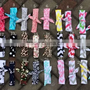 RANDOM DELIVERY ONLY PLS Chevron Baby Girls Cotton Headband thumbnail-1