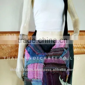 Thai Embroidered HMONG Hill Tribe Patchwork Fabric Shoulder Bag Cross Body Bag thumbnail-1