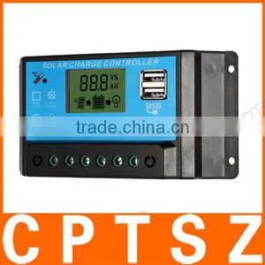 Anself 10A 12.6V LCD Solar Charge Controller PWM Charging Regulator for Solar Panel Lithium Battery Lamp Overload Protection thumbnail-6