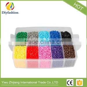 20000pcs Each Box 5 mm Perler Beads Set With 6pcs Pegboard and Twezzer Creative Educational Toys thumbnail-3