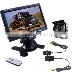 7inch TFT LCD Monitor With 2.4GHz Digital Wireless Camera System 24V thumbnail-1