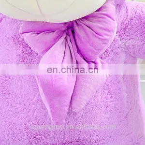 New Style 35cm Beautiful Purple Color Plush Teddy Bear Toy thumbnail-6