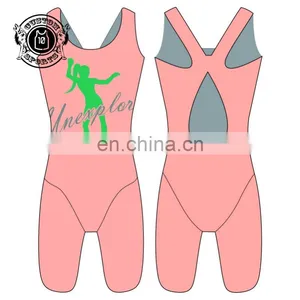 Sexy Swimsuit Women ,New Design Digital Print Girls High Cut One Piece Swimsuit thumbnail-1