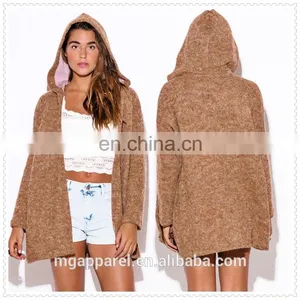 Top Quality Camel Sexy Comfortable Hoodie Sweater Jacket for Women China thumbnail-1