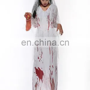 OEM Service Zombie Women Ghost Bride Of Doom Costume thumbnail-2