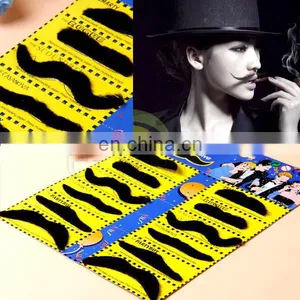 Party Use Fake Artificial Mustache Hot Sale Fake Beard MH2099 thumbnail-1